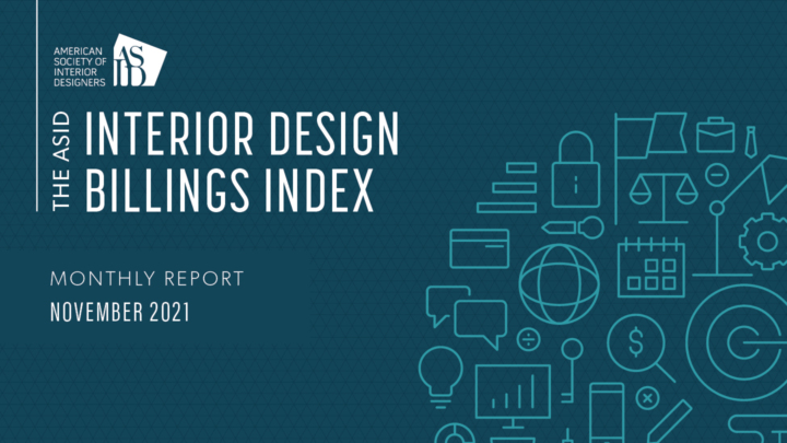 ASID Interior Design Billings Index (IDBI) November 2021 